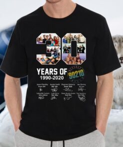 30 years of Beverly Hills 90210 1990 2020 Signature T-Shirts