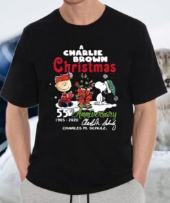 A Charlie Brown Christmas 55th Anniversary 1965-2020 Charles M Schulz Snoopy T-Shirts