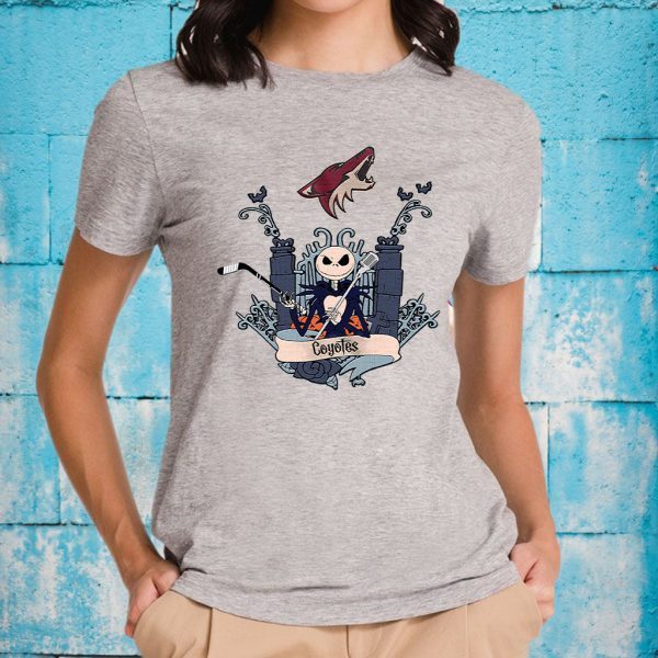 Arizona Coyotes Jack Skellington This Is Halloween NHL T-Shirt