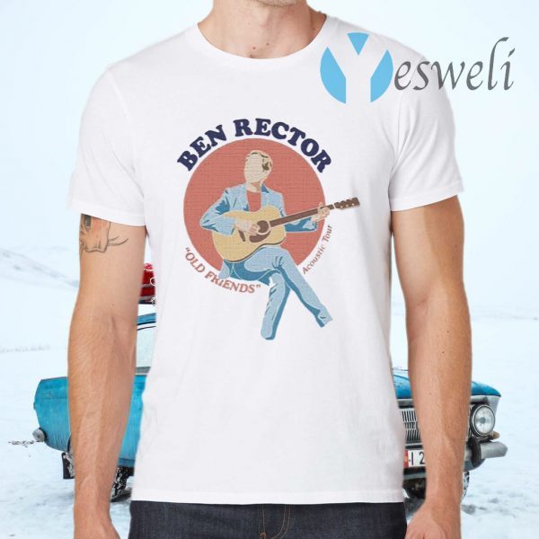 Ben Rector Merch Old Friends Acoustic Tour Guitar T-Shirt