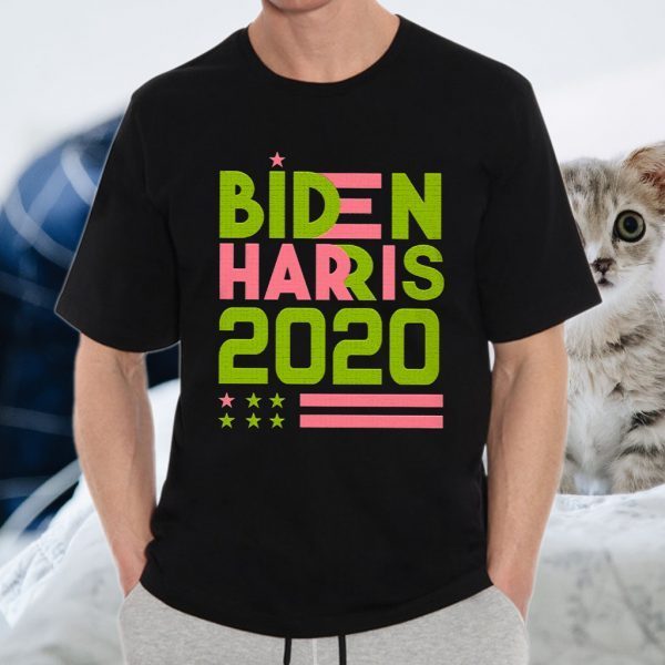 Biden Harris 2020 AKA Pink An Green T-Shirts