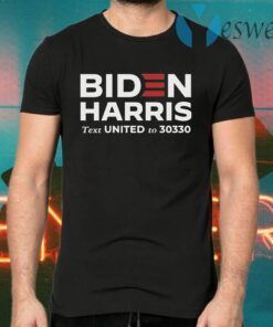 Biden Harris Text United To 30330 T-Shirts
