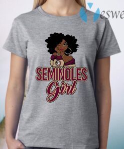 Black Girl Florida State Seminoles T-Shirt