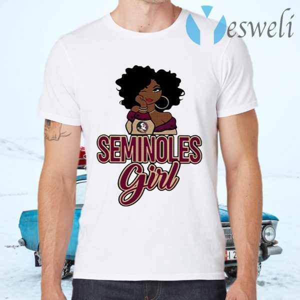 Black Girl Florida State Seminoles T-Shirts