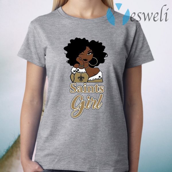 Black Girl Oklahoma Saints T-Shirt