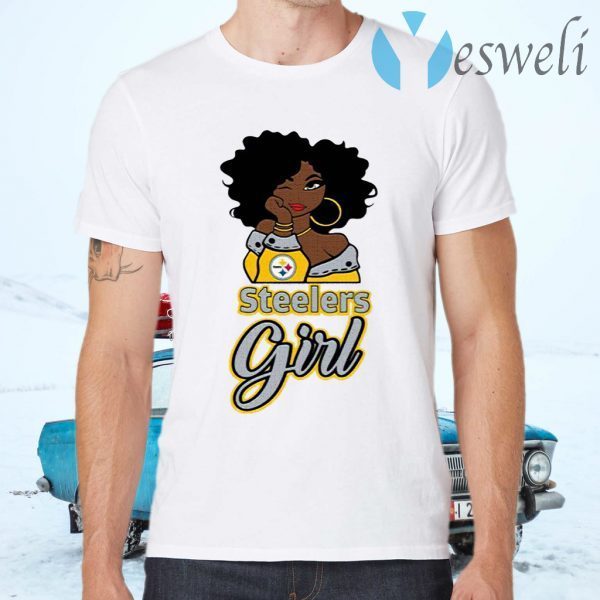 Black Girl Pittsburgh Steelers T-Shirts