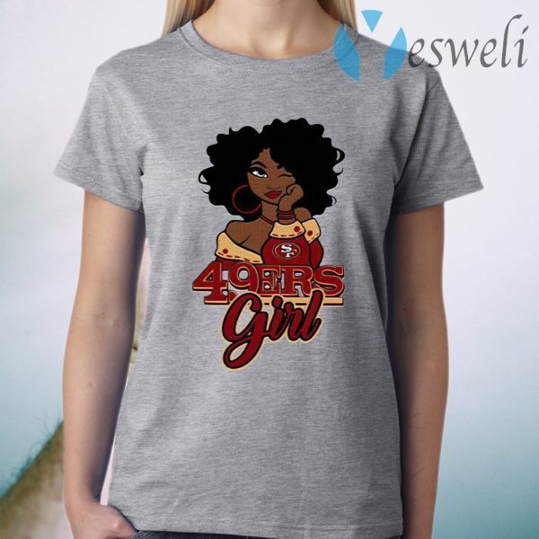 Black Girl San Francisco 49ers T-Shirt
