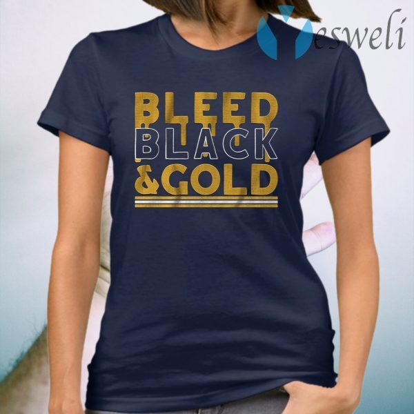 Bleed black and gold T-Shirt