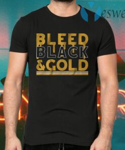 Bleed black and gold T-Shirts