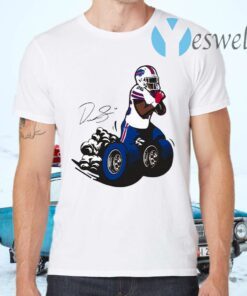Buffalo Bills Fan Box Devin Singletary Motor T-Shirts