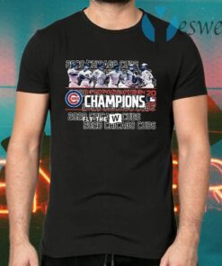 Chicago CUBS NL central Division 2020 champions Fly the MLB T-Shirts