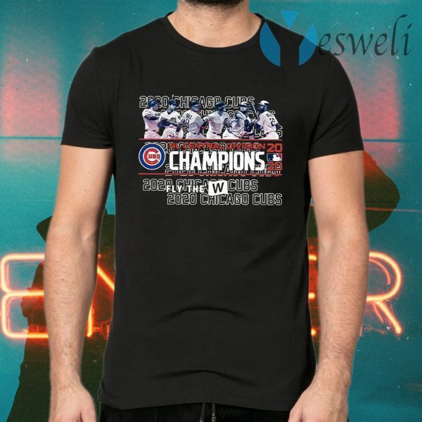 Chicago CUBS NL central Division 2020 champions Fly the MLB T-Shirts