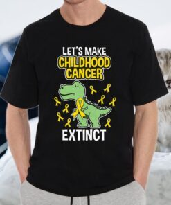 Childhood Cancer Extinct Dinosaur Dino T-Shirt