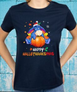 Eeyore Happy Hallothanksmas T-Shirts