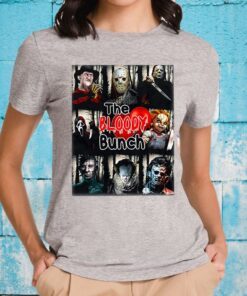 Horror movie character the bloody bunch Halloween T-Shirt