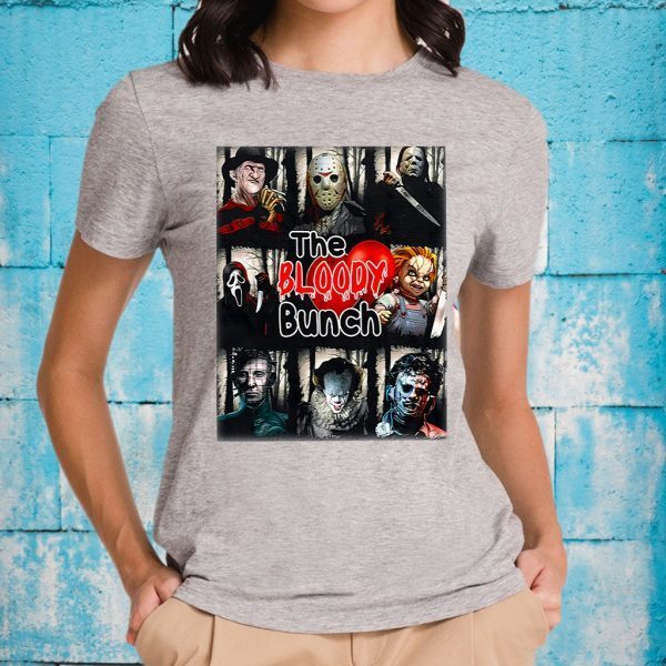 Horror movie character the bloody bunch Halloween T-Shirt