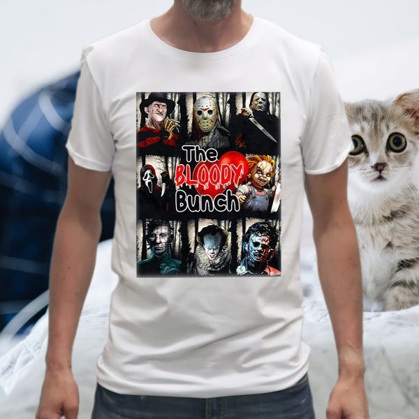 Horror movie character the bloody bunch Halloween T-Shirts