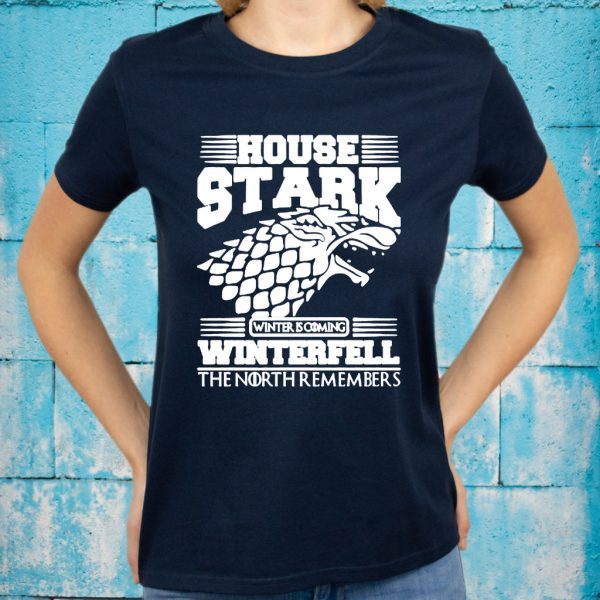 House Stark Game Of Thrones Youth Kids T-Shirt