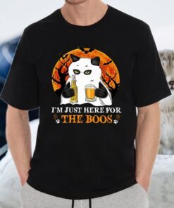 I'm just here for the Boos Cat drink beer T-Shirt