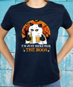 I'm just here for the Boos Cat drink beer T-Shirts