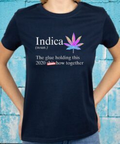 Indica The Glue Holding This 2020 Shitshow Together T-Shirt