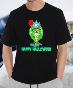 It Rick and Morty happy Halloween T-Shirt