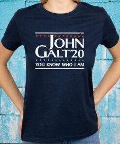 John Galt 20 Vote for John Galt 2020 T-Shirts