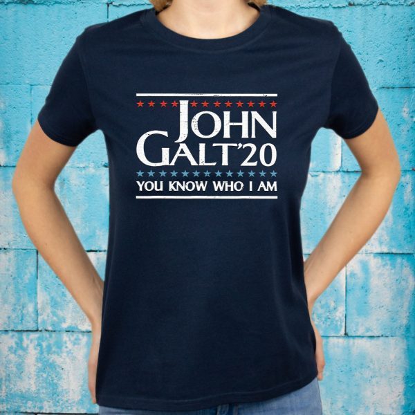 John Galt 20 Vote for John Galt 2020 T-Shirts