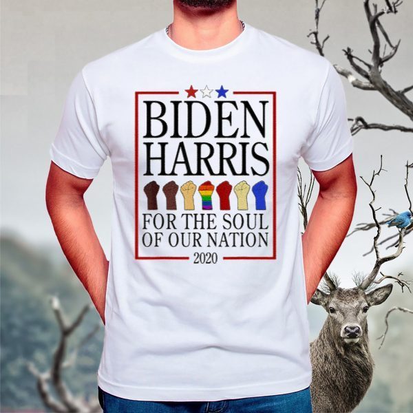 LGBT Joe Biden Kamala Harris 2020 for the soul of our nation Shirt