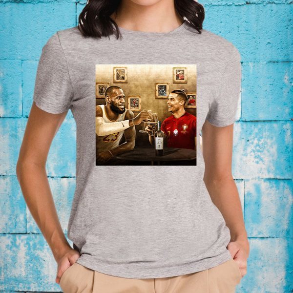 Lebron James And Cristiano Ronaldo 35 Years Old T-Shirt