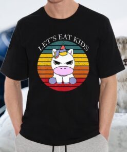 Let'S Eat Kids Unicorn Halloween Retro T-Shirt