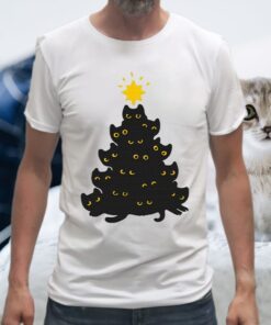 Meowy Christmas Tree T-Shirts