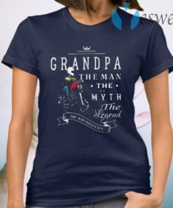 Motorcycle grandpa the man the myth the legend the bad influence T-Shirt