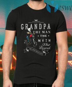 Motorcycle grandpa the man the myth the legend the bad influence T-Shirts
