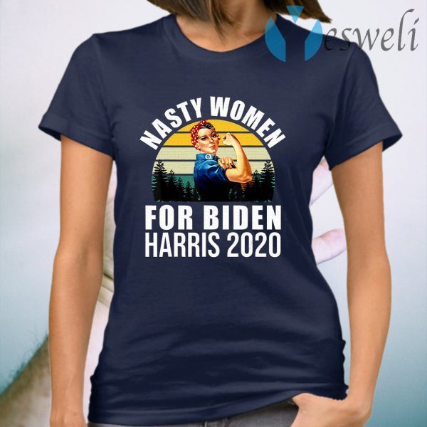 Nasty Women For Joe Biden Harris 2020 Vintage Retro T-Shirts