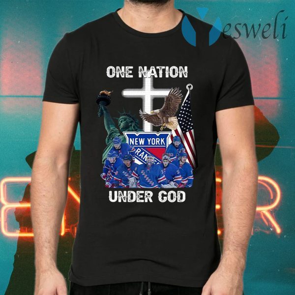 New York Rangers One Nation Under God T-Shirts