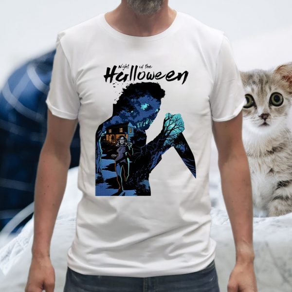 Official Michael Myers night of the Halloween T-Shirt