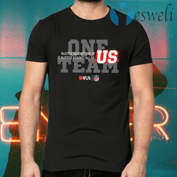 One Team NFL End Racism T-Shirts