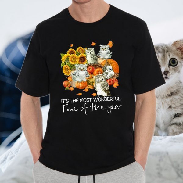 Owl it’s the most wonderful time of the year Halloween T-Shirt