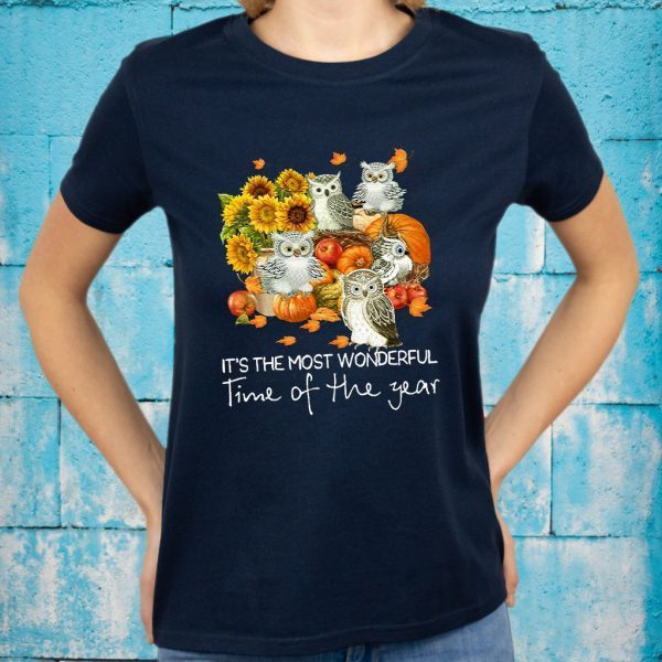 Owl it’s the most wonderful time of the year Halloween T-Shirts