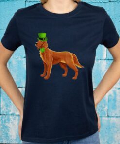 Patrick's Day Irish Setter Dog T-Shirt