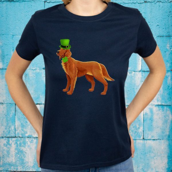 Patrick's Day Irish Setter Dog T-Shirt