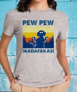 Pew Pew Madafakas Dog T-Shirts