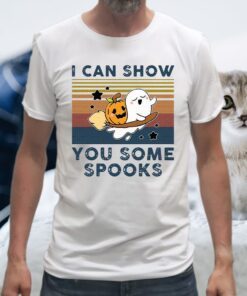 Pumpkin ghost I can show you some spooks vintage T-Shirt