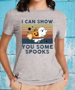 Pumpkin ghost I can show you some spooks vintage T-Shirts