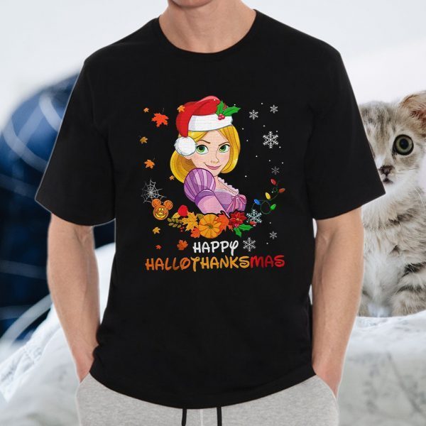 Rapunzel Happy Hallothanksmas T-Shirt