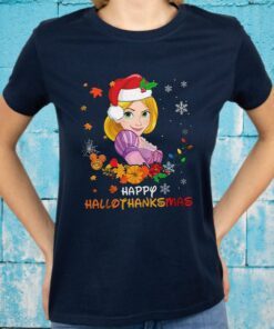 Rapunzel Happy Hallothanksmas T-Shirts