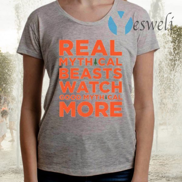 Real Mythical Beasts Watch Good Mythical More Retro TShirts
