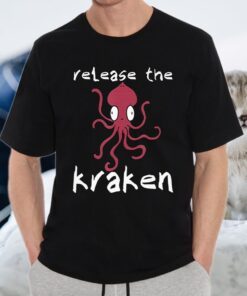 Release The Kraken Derpy Giant Octopus Squid Monst T-Shirt