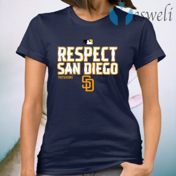 Respect San Diego Padres Shirt San Diego Padres Black T-Shirts